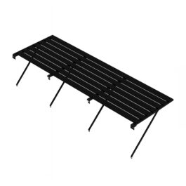 Strömsö kasvihuonehylly musta 1800×625 mm